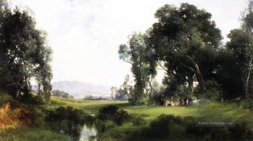 Landschaft auf der Ebene Werke - Die Picknicklandschaft Thomas Moran